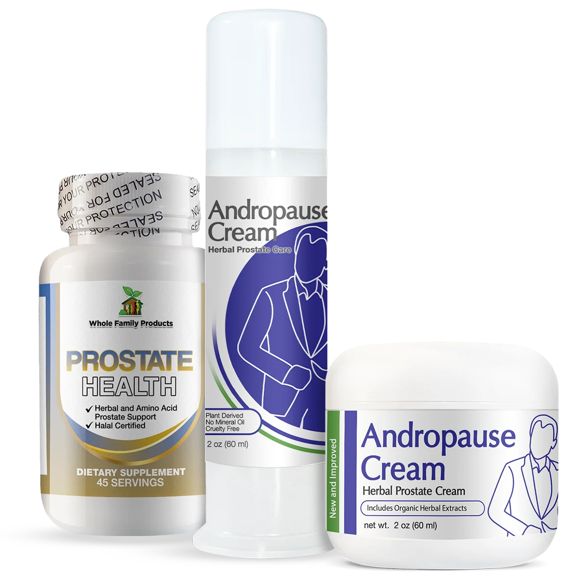 Andropause Prostate Cream and Prostate Health New Improved - Together Products Andropause Prostate Cream and Prostate Health New Improved - Together Products
